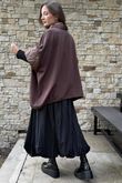 Soft Tech Jersey Puff Jacket Chocolate